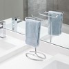 T-Shape Countertop Hand Towel Holder - Set of 2 - Chrome - 3 of 4