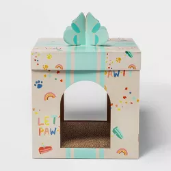 Single Level Birthday Present Cat Scratch House - Boots & Barkley™
