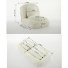 Angel Sar Adjustable Human Dog Bed for Adults, 5 Position Foldable Human Size Dog Bed, Extra Large Cloud Beds for Living Room & Bedroom, White - 3 of 4