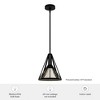 Hunter Fans 10.25" Rafner Ceiling Light Natural Iron Finish - Industrial Style Pendant for Indoor Use - 4 of 4