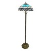 Chloe Lighting Aubrey Victorian 2 Light Antique Dark Bronze Floor Lamp 18" Shade - 2 of 3