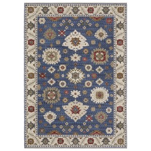 Oriental Weavers Hastings HA06Z Blue/ Ivory Indoor Area Rug - 5'3" x 7'6" - 1 of 4