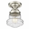 Z-Lite Vaughn 1 - Light Flush Mount in  Brushed Nickel - 3 of 4