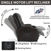 Grungis Faux Leather Lift Massage Chairs for Elderly,Recliner Chairs with 8-Point Massage and Lumbar Heating for Living Room - 4 of 4