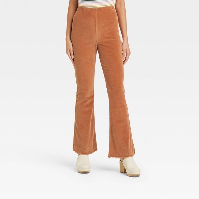 Women's Corduroy Flare Pants - Knox Rose™ Brown 14