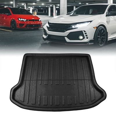 X AUTOHAUX Car Rear Trunk Floor Mat Cargo Boot Liner Carpet Tray for VW Tiguan 2012-2016 5seats