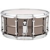 Ludwig Universal Series Black Brass Snare Drum With Chrome Hardware - 3 of 4