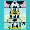 Girl's Disney Mickey & Friends Cropped Portraits T-Shirt - 2 of 4