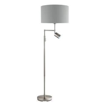 Santander Floor Lamp Matte Nickel/Gray - EGLO