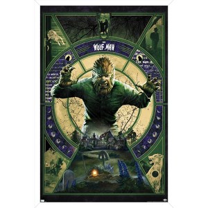 Trends International The Wolf Man - Illustration Framed Wall Poster Prints - 1 of 4