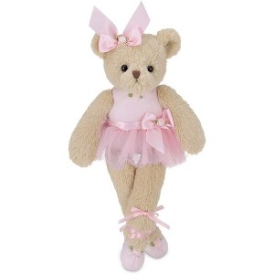 Bearington Nina Plush Stuffed Animal Ballerina Teddy Bear in Pink Ballet Outfit, 13 inches - 1 of 4