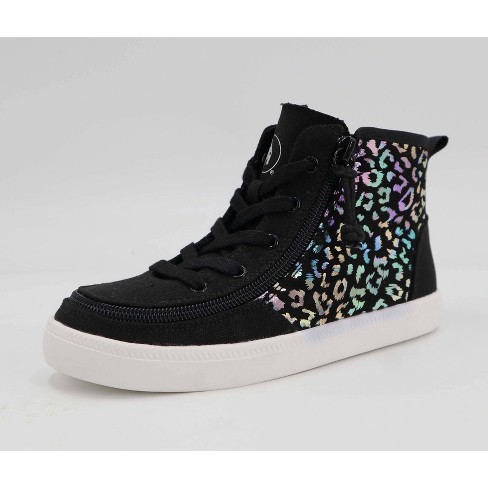 Zipper shop high tops