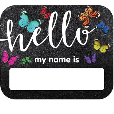 Schoolgirl Style Woodland Whimsy Hello Name Tags 40/Pack (150070)