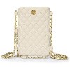 Hachikiko Small Crossbody Purse,Synthetic Leather Phone Wallet with Chain Strap, Stylish Crossbody Phone Bag for Travel & Daily Use - 3 of 4