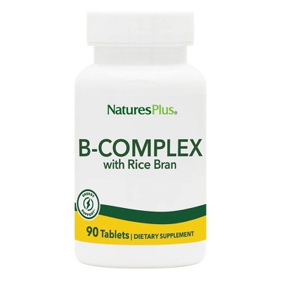 B Complex with Rice Bran by Nature's Plus  -  90 Tablet