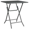 vidaXL Garden Table Anthracite Expanded metal mesh Small - 4 of 4