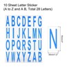 Unique Bargains Office Home Warehouse Self-Adhesive Letters Sticker 10 Sheet - 2 of 4