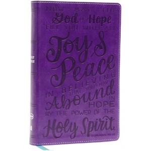 Nkjv, Holy Bible for Kids, Verse Art Cover Collection, Leathersoft, Purple, Comfort Print - by  Thomas Nelson (Leather Bound) - 1 of 1