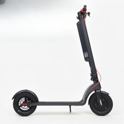 VisioGear Bicycles, Scooter with Triple Braking System, Portable and Folding Scooter for Adults and Teens, Black, 6.5"*19.3"*42.64"