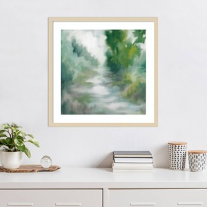 Amanti Art Tranquil Places by Jacqueline Ellens Wood Framed Wall Art Print - 1 of 4