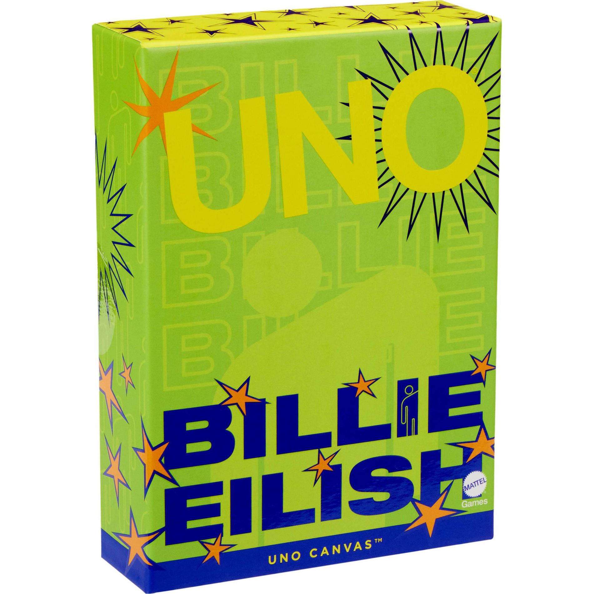 UNO Canvas Billie Eilish Card Game, Collectible for Kid, Adult & Family Nights