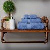 Luxury Cotton Heavyweight Ultra-Plush 3 Piece Towel Set by Blue Nile Mills - 2 of 4