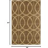 HomeStock Vintage Arabesque Beige & Sand 5' X 7'6", Power Loomed, Transitional - 2 of 4