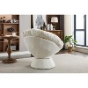 CAVINAS Oversized 360-Degree Swivel Accent Chair, Comfortable Lounge Chair, Barrel Papasan Chair for Living Room or Bedroom - 3 of 4