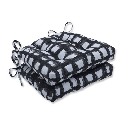 Set of 2 Jones Ink Reversible Chair Pad - Pillow Perfect