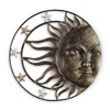 SPI Home Sun and Stars Wall Hanging – 35" Round Metal Celestial Wall Art, Bronze-Finish Indoor/Outdoor Decorative Plaque - 3 of 3