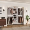 APRILSOUL  Wood Modular Closet System Unit-Customizable Wall Mounted Walk-In Closets for Bedroom or Walk-in Closet - 3 of 4