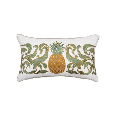 RightSide Designs Pineapple Acanthus Lumbar Pillow