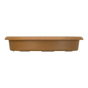 The HC Companies Panterra Plastic Saucer for 12" Pot, Clay Color, 11in - 1 of 1