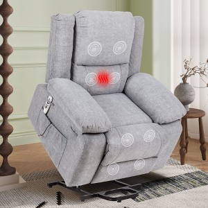 NicBex Recliner Chair Message Chair with Heating Electric Power Lift Chair with Remote Control for Elderly for Living Room - 1 of 4