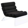 Coaster Serreta Modern Boucle Upholstered Armless Accent Chair with Clear Acrylic Frame - 2 of 4