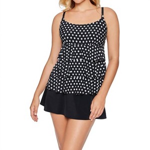 Women's Ruffle Faux Skirtini Swimdress - Longitude - 1 of 3