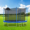 UNISOAR Trampoline for Adults & Kids with Basketball Hoop - 3 of 4