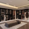 Modular Closet Organizer, Wooden Closet Storage for Walk-In and Bedroom,Wall-Mounted Wardrobe - 3 of 4