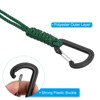Unique Bargains Adjustable Camping Hiking Paracord Carabiner Braided Lanyards 2 Pcs 10" - 4 of 4