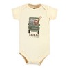 Hudson Baby Cotton Bodysuits, Green Going On Safari 5-Pack - 3 of 4