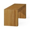 Maven Lane Zeno Organic Solid Wooden Bench - 4 of 4
