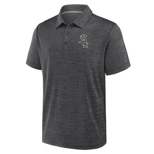 MLB Chicago White Sox Men's Heather Polo T-Shirt - 1 of 3