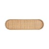 Kate and Laurel Planche Woven Tray, 27x8, Natural - 4 of 4