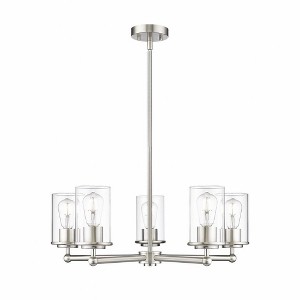 Z-Lite Thayer 5 - Light Chandelier in  Brushed Nickel - 1 of 4