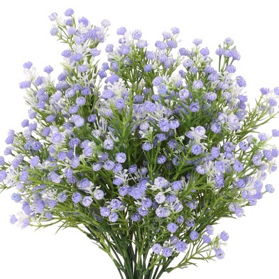 REGALWOVEN Wedding Home Decor Baby's Breath Faux Artificial Flowers 12.2" 6 Pcs