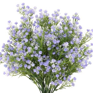 REGALWOVEN Wedding Home Decor Baby's Breath Faux Artificial Flowers 12.2" 6 Pcs - 1 of 4
