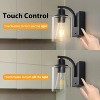 C Cattleya 2-Pack 7.5" Matte Black Indoor Wall Light with ST64 Edison Bulbs,3CCT Dimmable - 3 of 4