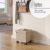 StorageBud Storage Ottoman for Bedroom End of Bed, Velvet Storage Bench, Large Storage Ottoman Bench, Entryway Bench with Storage - 2 of 4