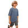 City Threads Boys Soft Organic Cotton Jersey Short Sleeve Henley Tee - USA-Made - 2 of 4