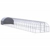 vidaXL Chicken Coop Silver, Silver Grey Galvanized Steel, Polyethylene - 2 of 4